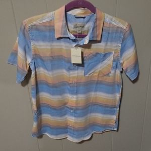Lucky Brand new with tags never worn boys large button down shirt